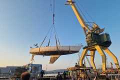 El Laisvė (ex-Licor 43) retorna a l’aigua després de 20 anys. Foto: A. Vjuns.