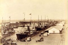South dock of the port of Buenos Aires. Albumen (late 19th century).  Author: unknown. MMB Fund.