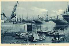 Port de Buenos Aires, vers les années 1920-1930.  Auteur : inconnu. Fonds MMB.