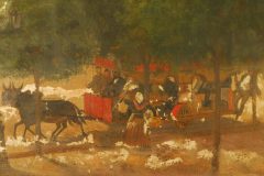 Scene with the white stuccos added in previous restorations and as seen after the chromatic reintegration carried out in 2007. Photo MMB. 