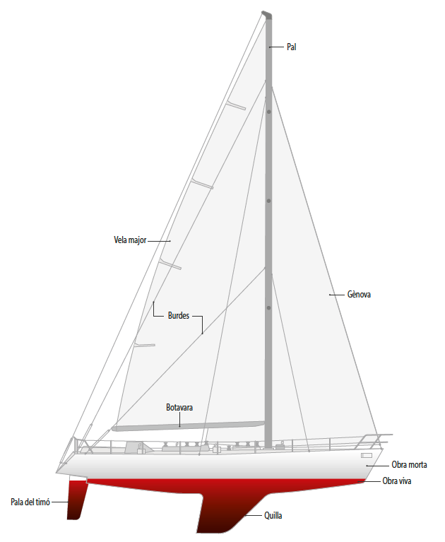 Infográfia del Licor 43 amb els elements principals| Autor: Carles Javierre. ARGO 15. Museu Marítim de Barcelona.