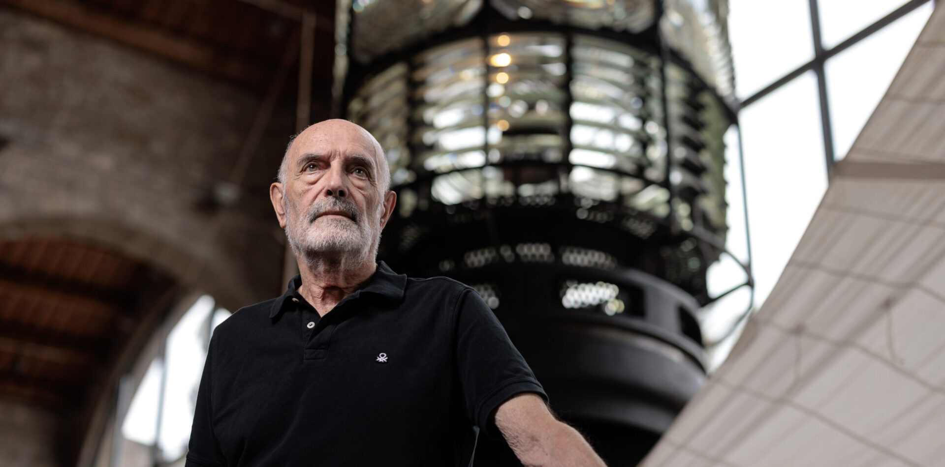 El Capità de la Marina Mercant Añaterve Sánchez, al Museu Marítim de Barcelona. Foto: Quim Roser. ARGO 15. Museu Marítim de Barcelona