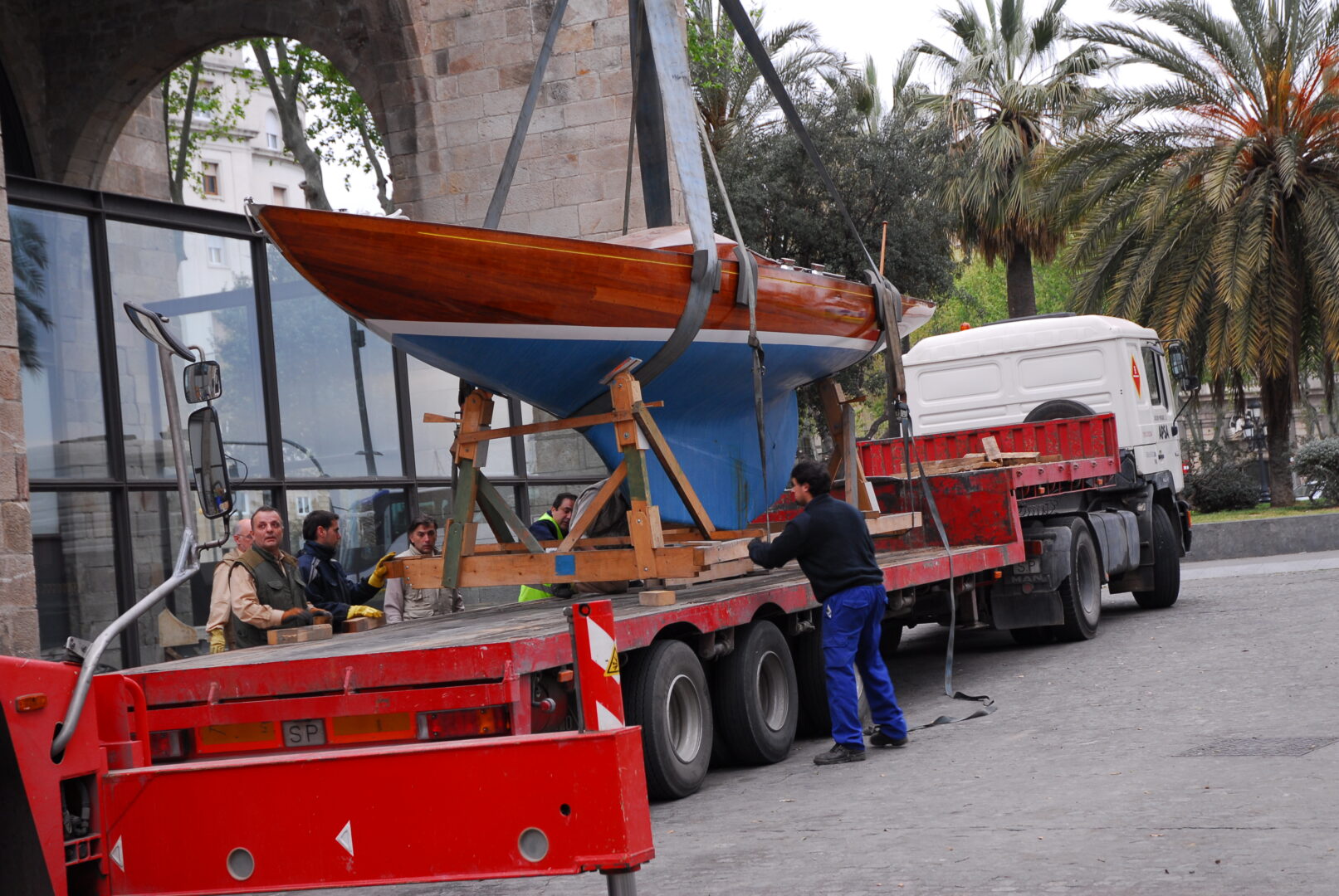 After the restoration, the Drac was ready to be transferred from the MMB to the RCMB to be launched in 2008. Argo 16. Museu Marítim de Barcelona. Photo: MMB.