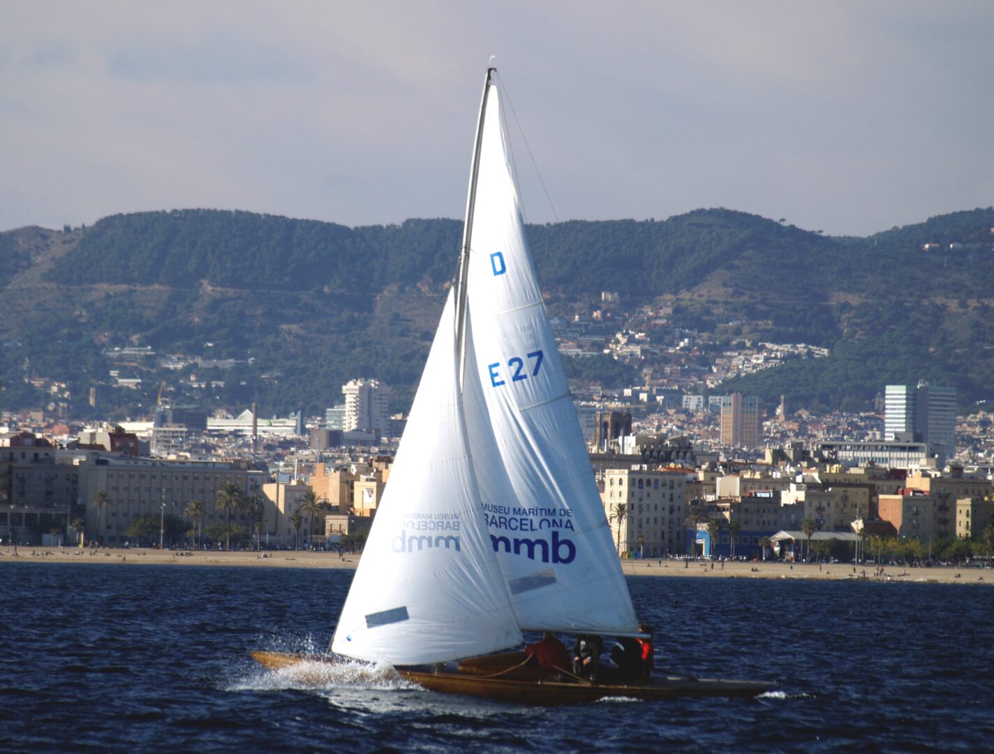 The Drac, sailing in the RCMB regatta. Argo 16. Museu Marítimo de Barcelona. Photo: M. Granollers.