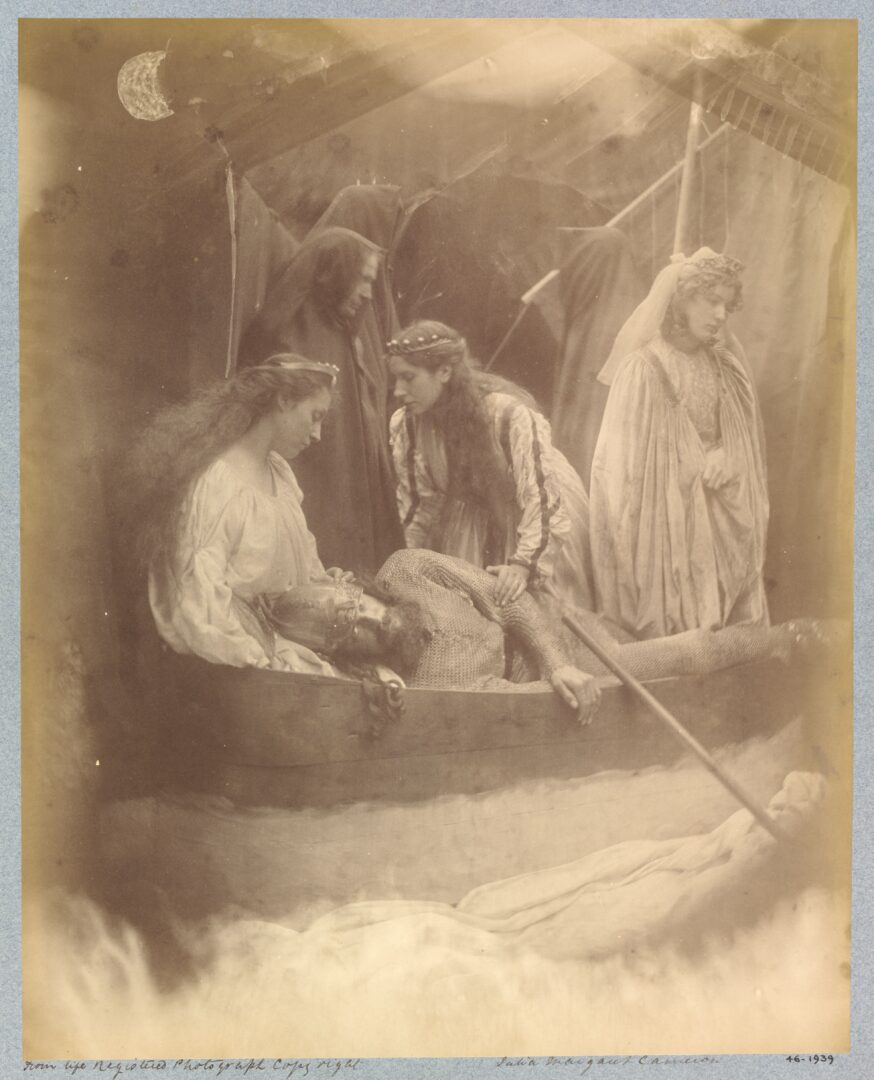 (Figura 1) Julia Margaret Cameron, La mort del rei Artur, 1875. V&A