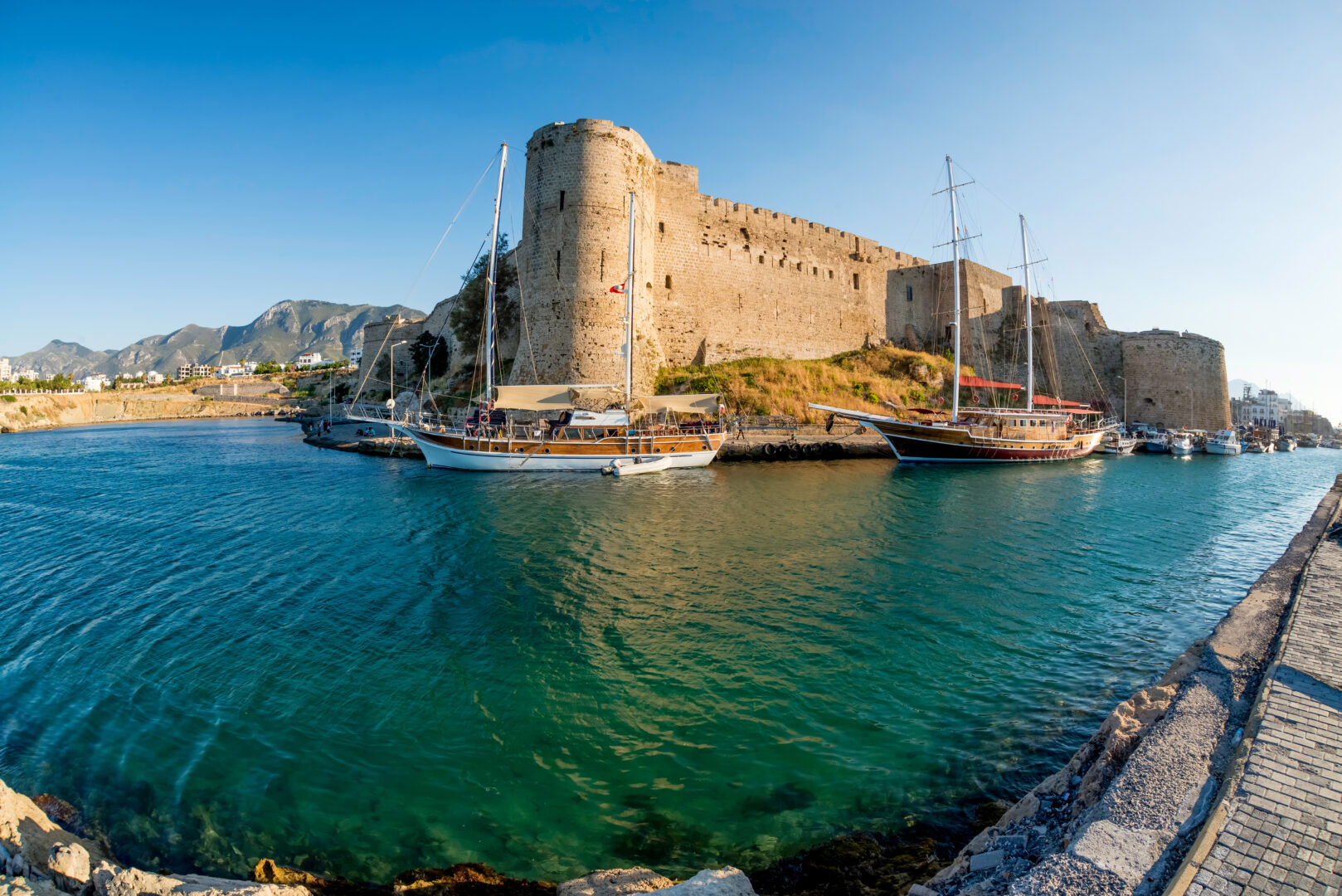 Château médiéval de Kyrenia, Chypre. Photo : Kirillm/GettyImages.
