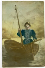 Imatge de l'exposició Puja a bord. Retrats al minut del Museu Marítim de Barcelona.