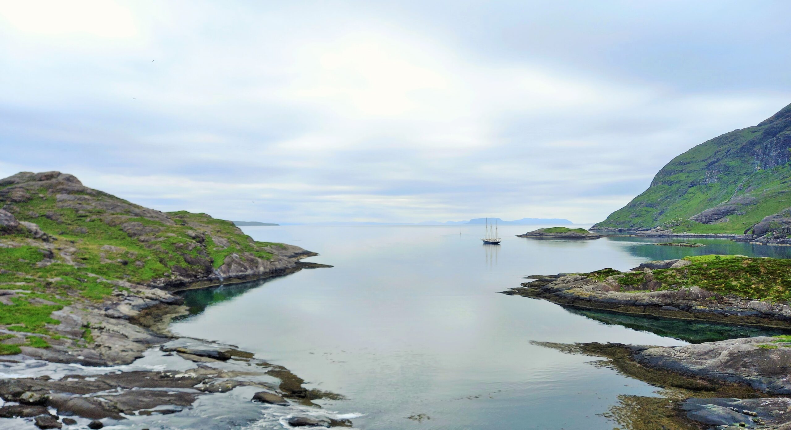 Paisajes impresionantes en los mares de Escocia. Foto: Jan Jordan.