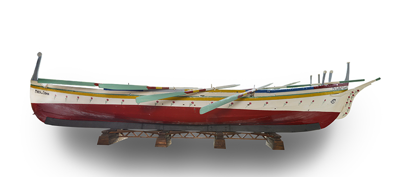 La barca de javega María del Carmen. Foto: Fondo MMb.