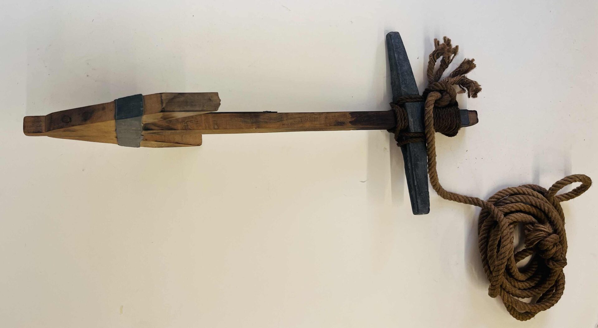 Reproducció d'una àncora romana conservada al Museu Marítim de Barcelona. Foto: MMB