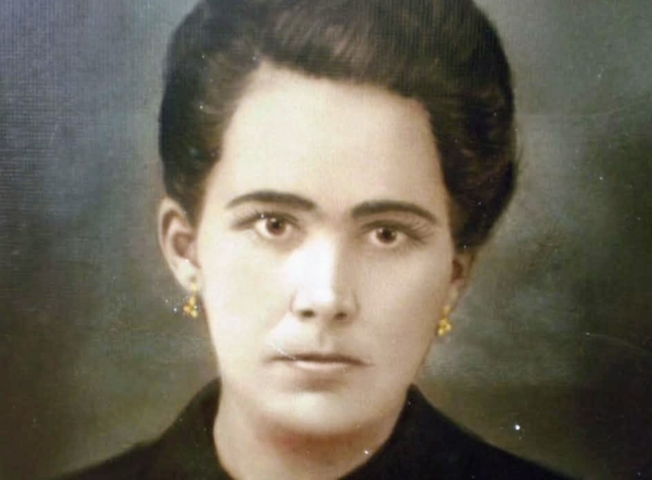María del Carmen Rosa, the grandmother of the author, Antonia Sánchez Rodriguez, and the one who gave her name to the jábega María del Carmen. Photo: Antonia Sánchez Rodriguez Collection.
