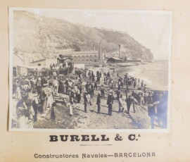 Àlbum de les Drassanes Burell. Foto: Fons MMB. Àlbum de les Drassanes Burell. Foto: Fons MMB.