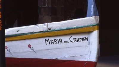 La barca de xàvega centenària María del Carmen. Foto: Fons MMB.