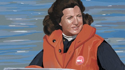 Il·lustració de Carmen Pérez Güerri. Autora: Alicia Caboblanco. ARGO 16. Museu Marítim de Barcelona.