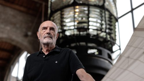 El Capità de la Marina Mercant Añaterve Sánchez, al Museu Marítim de Barcelona. Foto: Quim Roser. ARGO 15. Museu Marítim de Barcelona